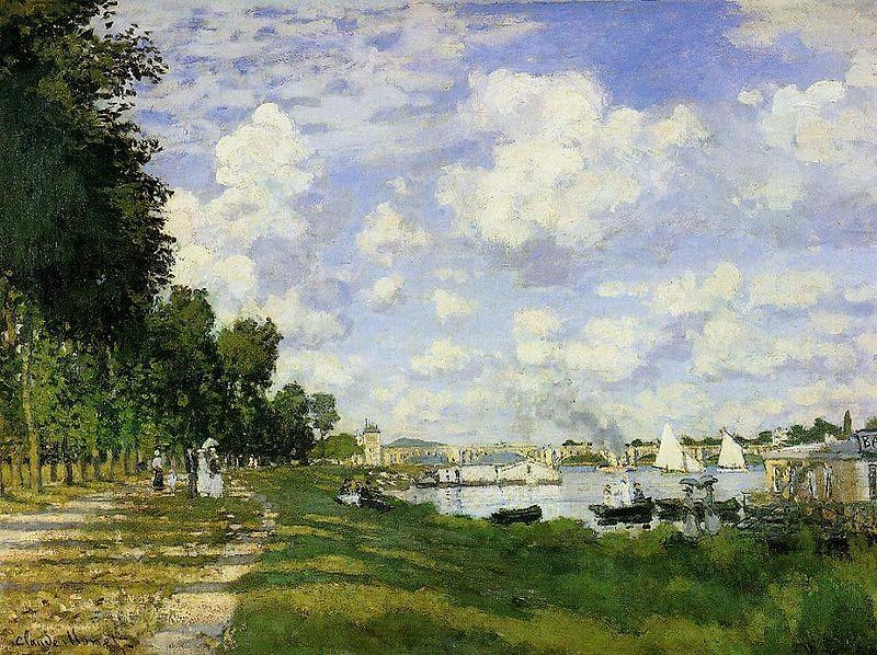 Claude Monet The Basin at Argenteuil oil painting image